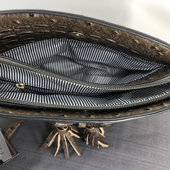 Deluxity Crossbody Purse Bag Brown Vegan Approved - Picture 5 of 8